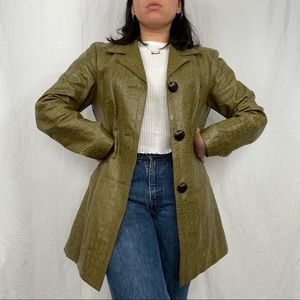 Chico’s reptile print jacket